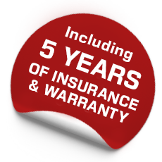 Incl 5 years insurance and warranty